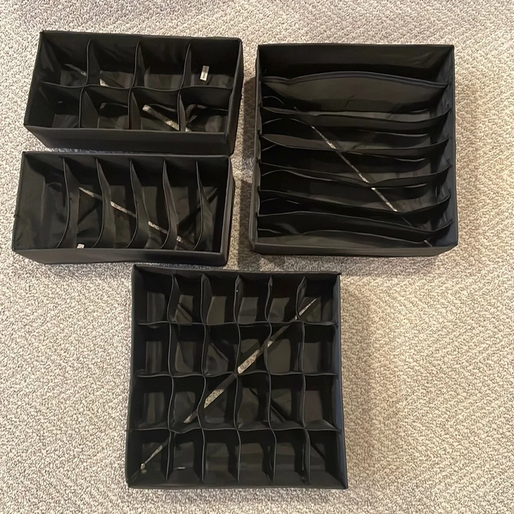 4pc drawer organizers
